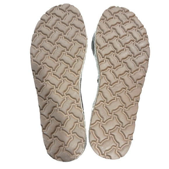 Yokono Womens Brown White Zebra Print Leather Calf Hair Slide Sandals Size 8 - Picture 10 of 12